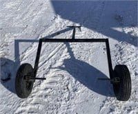 Snowmobile Mover on Wheels