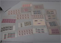 18 Sheets of Vintage Stamps