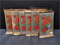 (6) 1993 Fleer Ultra Series II Baseball Packs