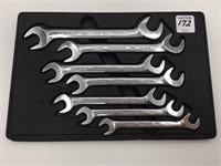 Set of 7 Snap On Metric Wrenches