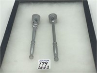 Lot of 2 Snap On 1/4 Inch Ratchets