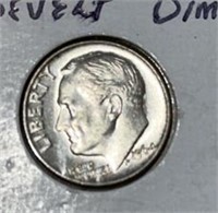 1964-P ROOSEVELT DIME (90% SILVER) (UNCIRCULATED)