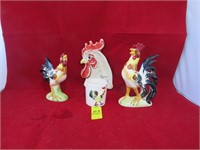 Rooster and Chickens, some poss. vintage/antique