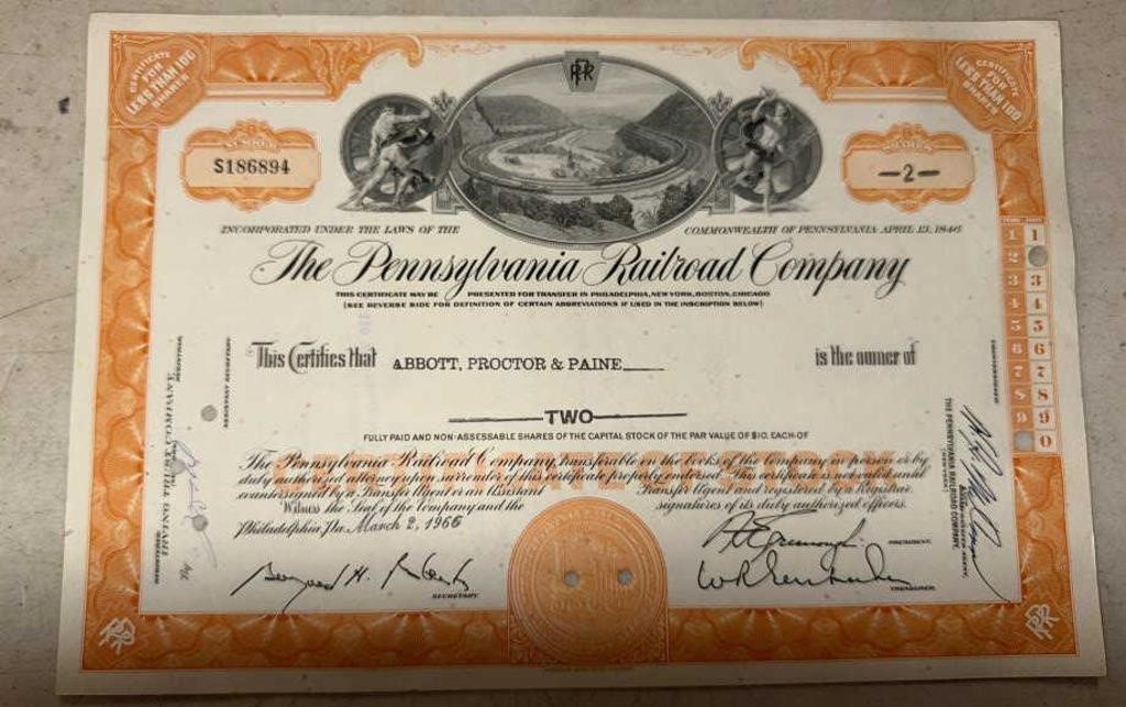 03/30/2023 COINS/STOCK CERTIFICATES & RELATED ITEMS