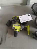 x2 ryobi drills battery and charger