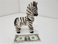 Lefton'S Ceramic Zebra Sculpture Figurine E166