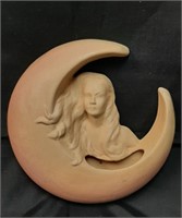 No. Dakota Rosemeade Pottery Moon Wall Vase
