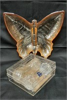 Jeanette Butterfly Tray, Imperial Knife Rests