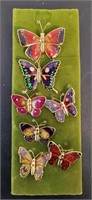 7 Butterfly Pins