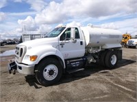 2012 Ford F750 S/A Water Truck