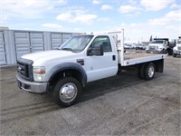 2008 Ford F450 S/A Flatbed Truck