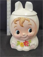 Lefton Exclusives Cookie jar, Japan small chip in