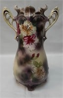 Royal Nippon Nishiki 12.5" Floral Footed Vase