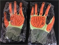 FlexTech LARGE Work Gloves (2 Pair)