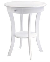 Winsome Wood Sasha Accent Table, White 20 inches