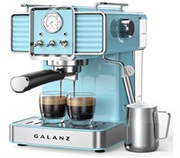 Galanz Retro Espresso Machine with Milk Frother