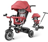 Kids Tricycle,Baby Trike, 8-in-1 Kids Stroller