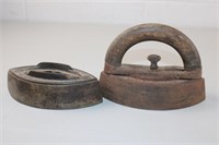 2 Antique Sad Irons