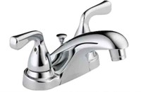 Delta Foundations 2-Handle Bathroom Faucet-Chrome