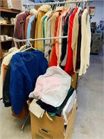 LARGE collection of vintage clothes & purses
