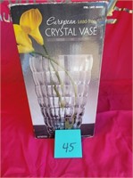 crystal vase