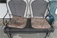 Outdoor Wrought Iron Glider