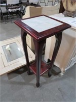 INSERT MARBLE TOP PLANT STAND