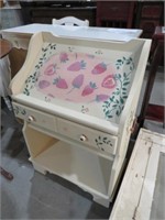 HAND PAINTED 2 DR CHILDS DESK