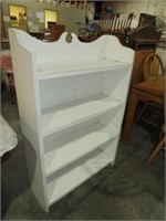 PAINTED WOOD BOOKCASE
