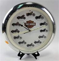 Harley-Davidson motorcycles clock