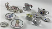 Assortment of miniature tea sets, porcelain