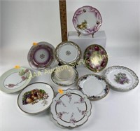 (10) Decorative plates, small Correlle bowl