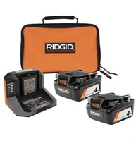 Rigid Battery and Charger Starter Kit