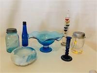 Gorgeous Variety of Blue Glass