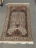 Oriental Hand Knotted Tree of Life, Urn Rug 3x5