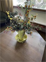 Vintage Faux Flower Arrangement