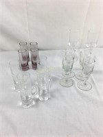 Vintage Collection Of Cordial And Shot Glasses