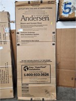 ANDERSON 36" WHITE FULL LIGHT WINDOW STORM AND