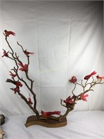 Handmade Cardinal Tree