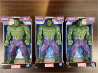 Six Marvel Hulk Action Figures