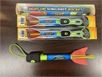 Light-Up Slingshot Rockets