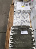 1 LOT 3 SMALL STACKS ASST. STYLE MOSAIC TILE