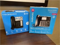 Two Motorola Speaker Phones