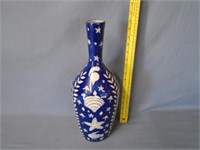 Blue & White Sea Shell Vase