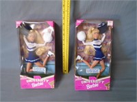 2 Barbie Dolls - Duke University - NIB