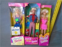 3 Barbie Dolls - NIB
