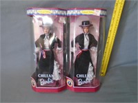 2 Chilian Barbie Dolls - NIB