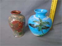 Island & Fish Vases
