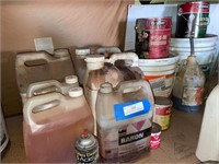 Containers of Adhesive, Fibercoat, Roof Patch,