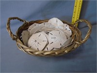 Basket of Sand Dollars